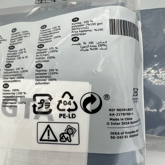 IKEA Bengta Black Out Curtain Panel Set Of 3 Size 83x98” New In Package - Picture 13 of 15